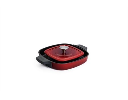 Woll Steakpfanne Guss ChiliRed 24 x 24cm 624-2CI-010