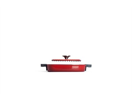 Woll Steakpfanne Guss ChiliRed 24 x 24cm 624-2CI-010