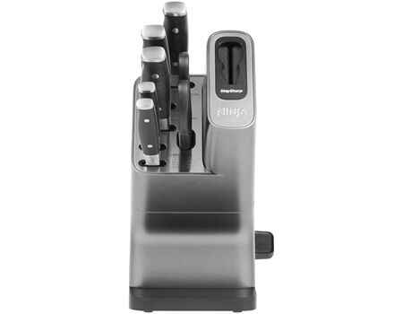 NINJA K32006EU StaySharp Messerblock m. Schärfer silber