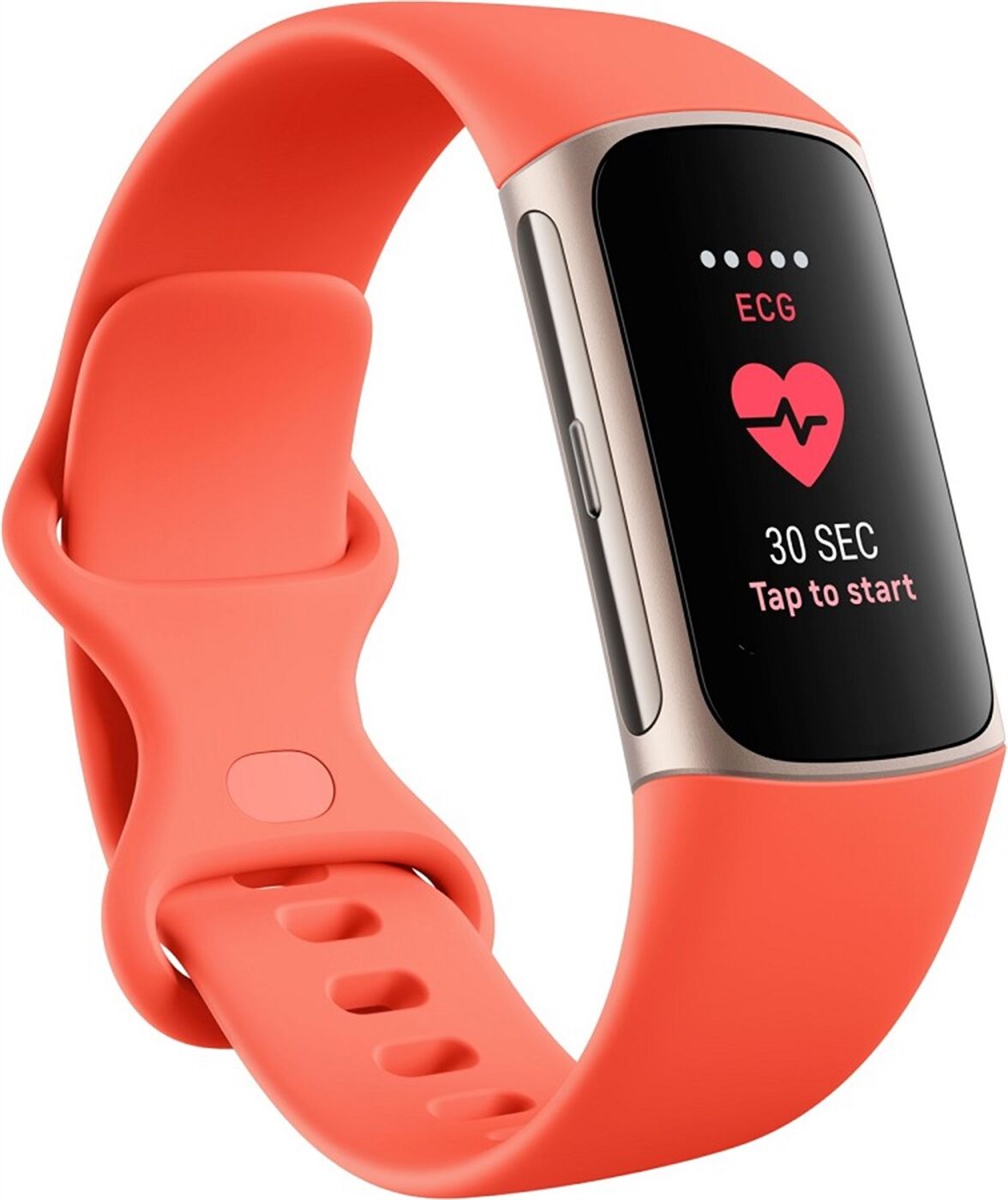fitbit Charge 6 coral band/champagne gold aluminum - Enzinger