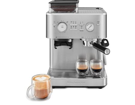 Kitchen-Aid 5KES6551ESX Siebträgermaschine, Edelstahl