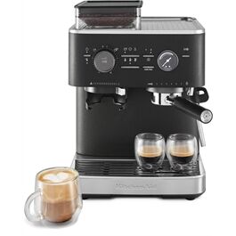 Kitchen-Aid 5KES6551EBK Siebträgermaschine, Gusseisen Schwarz