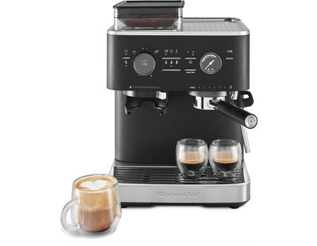 Kitchen-Aid 5KES6551EBK Siebträgermaschine, Gusseisen Schwarz