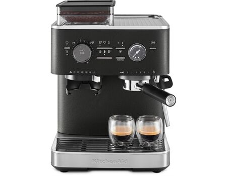 Kitchen-Aid 5KES6551EBK Siebträgermaschine, Gusseisen Schwarz
