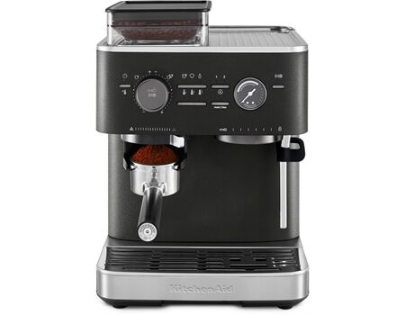 Kitchen-Aid 5KES6551EBK Siebträgermaschine, Gusseisen Schwarz