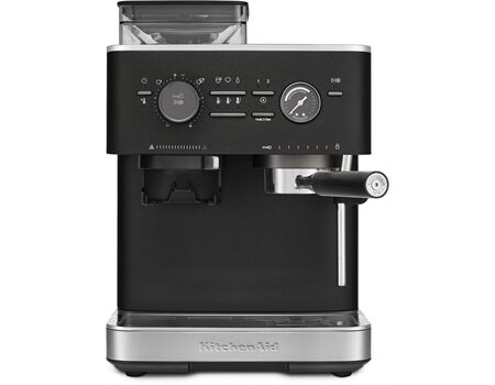Kitchen-Aid 5KES6551EBK Siebträgermaschine, Gusseisen Schwarz