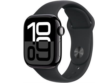 Apple Watch Series 10 EUR (42mm) GPS S/M diamantschwarz