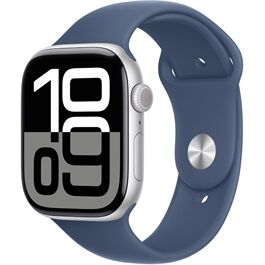 Apple Watch Series 10 EUR (46mm) GPS S/M silber/denim Apple Watch Series 10 EUR (46mm) GPS S/M silber/denim