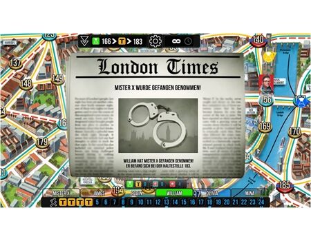 Nintendo Switch Scotland Yard Auf der Jagd nach Mister X