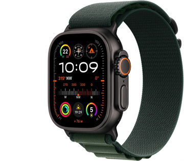 Apple Watch Ultra 2 EUR (49mm) GPS+4G AL (M) sw-dunkelgr