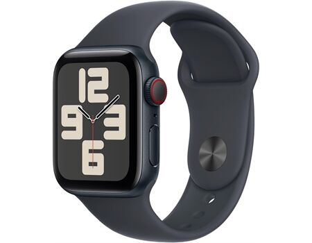 Apple Watch SE EUR (40mm) GPS+4G S/M mitternacht/mittern