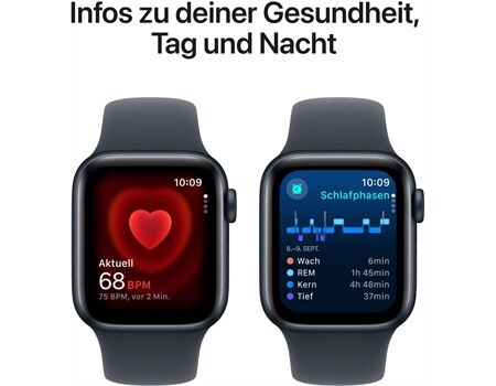 Apple Watch SE EUR (40mm) GPS+4G S/M mitternacht/mittern