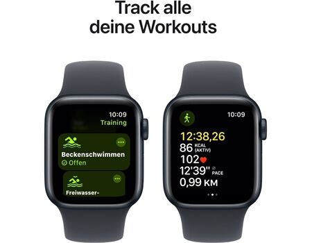 Apple Watch SE EUR (40mm) GPS+4G S/M mitternacht/mittern