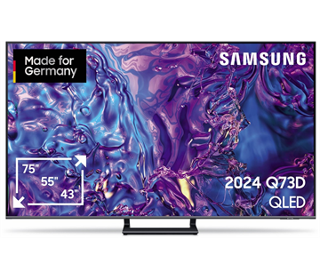 Samsung GQ 75 Q 73 DAT 2024 inkl. HW C460 Soundbar