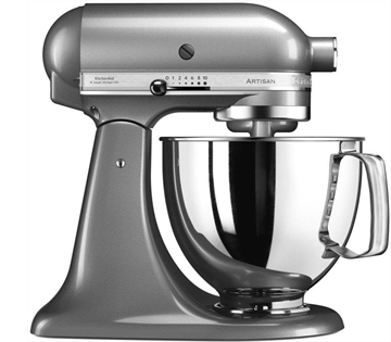 Kitchen-Aid B-Ware 5KSM125ECU 4,8l Küchenmaschine, Kontur Sil Kitchen-Aid B-Ware 5KSM125ECU 4,8l Küchenmaschine, Kontur Sil
