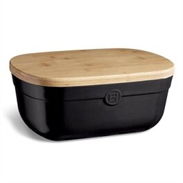 Emile Henry EH 8750 71 Brotkasten mit Holzdeckel/Schneidebrett Emile Henry EH 8750 71 Brotkasten mit Holzdeckel/Schneidebrett