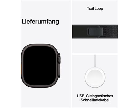 Apple Watch Ultra 2 EUR (49mm) GPS+4G TL (M/L) schwarz