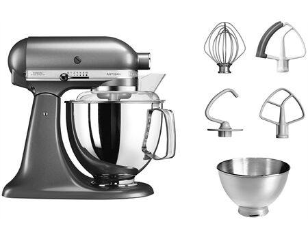 Kitchen-Aid 5KSM175PSEMS Küchenmaschine 4,8L - Medall. Silber
