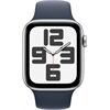 Apple Watch SE (44mm) GPS (M/L) silber/sturmblau
