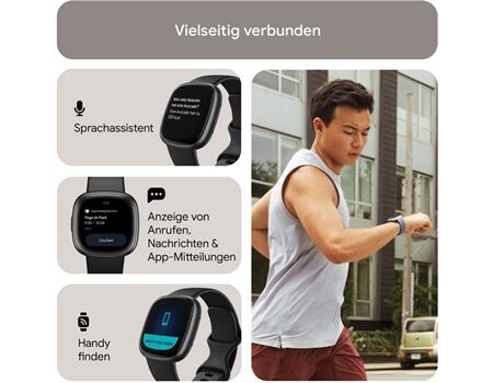fitbit Versa 4 DE black graphite