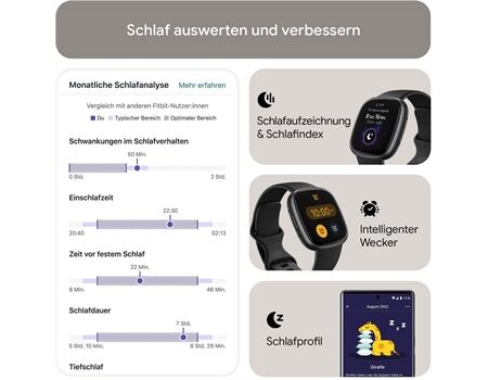 fitbit Versa 4 DE black graphite