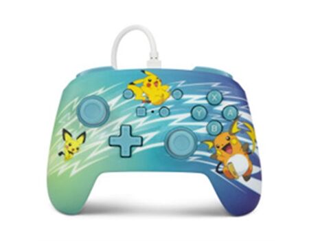 Nintendo Switch Controller Enhanced Wired Pikachu Evolution
