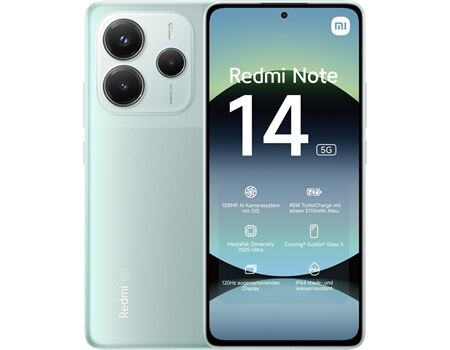 XIAOMI Redmi Note 14 5G EUR (8GB+256GB) coral green