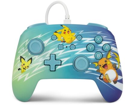 Nintendo Switch Controller Enhanced Wired Pikachu Evolution