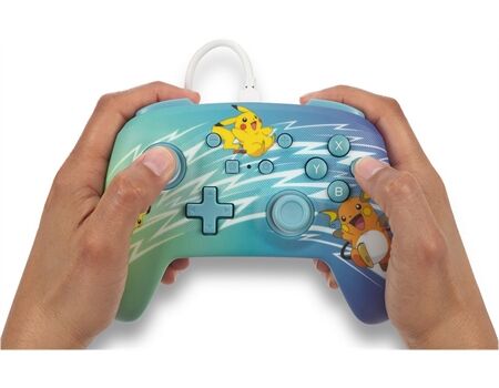 Nintendo Switch Controller Enhanced Wired Pikachu Evolution