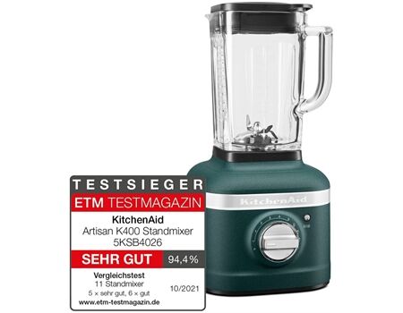 Kitchen-Aid 5KSB4026EPP Standmixer K400 - Peppled Palm