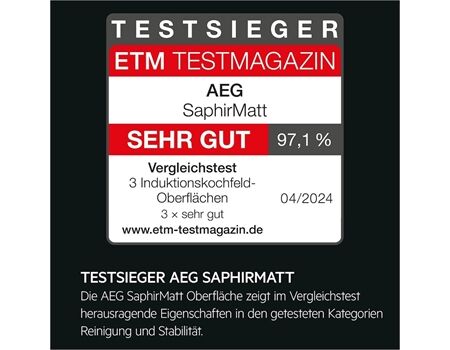 AEG TK85IM0BSZ Saphirmatt/5 Kochzonen