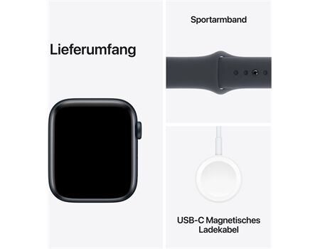 Apple Watch SE EUR (44mm) GPS M/L mitternacht/mitternach