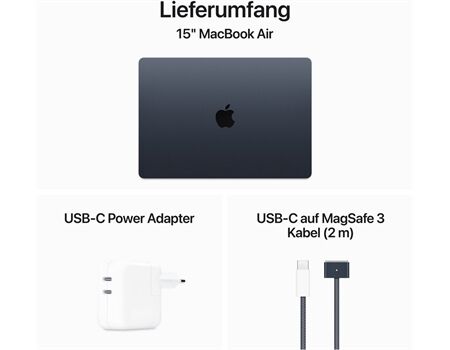 Apple MacBook Air 15,3" M3 512GB 24GB Mitternacht