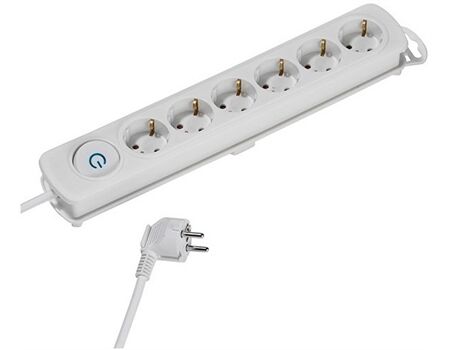 Vivanco EKLS 6W40 6-fach Steckdosenleiste (4m)