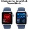 Apple Watch SE EUR (40mm) GPS S/M silber/denim