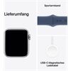Apple Watch SE EUR (40mm) GPS S/M silber/denim
