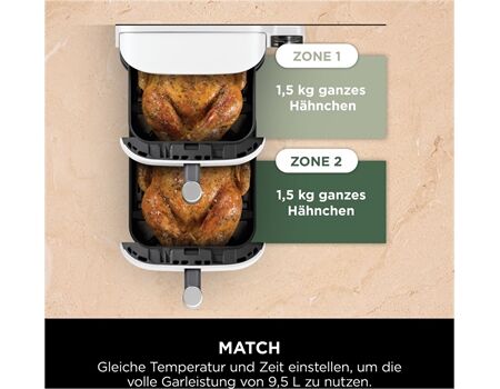 NINJA SL400EUWH Double Stack XL 2-Ebenen (9,5L)