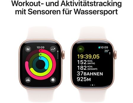 Apple Watch Series 10 EUR (42mm) GPS+4G S/M roségold/bla