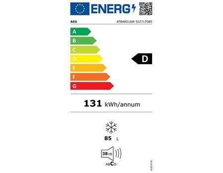AEG Arctis ATB48D1AW 85cm/ EEK:D/ LowFrost