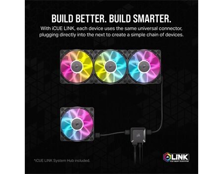 Corsair iCUE LINK RX120 RGB Triple inkl. Hub