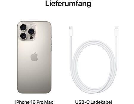 Apple iPhone 16 Pro Max EUR (512GB) titan natur