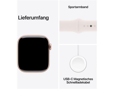 Apple Watch Series 10 EUR (42mm) GPS S/M roségold/blassr