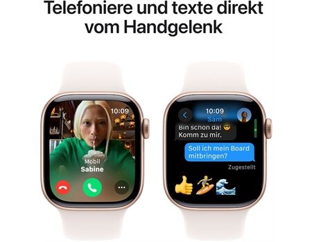 Apple Watch Series 10 EUR (42mm) GPS S/M roségold/blassr