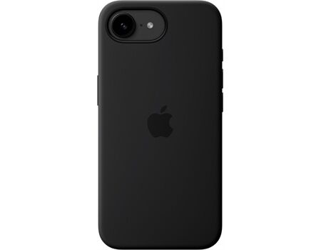 Apple iPhone 16e Silikon Case Schwarz