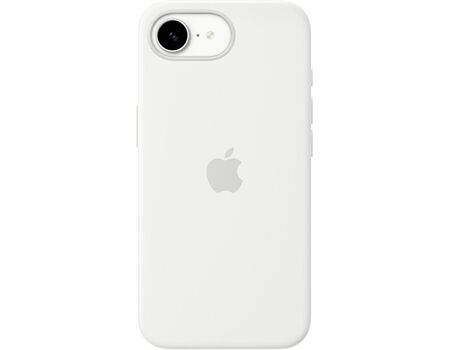 Apple iPhone 16e Silikon Case Weiß