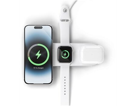 VONMÄHLEN Aura Home 3-in-1 Wireless Charger Magsafe weiß