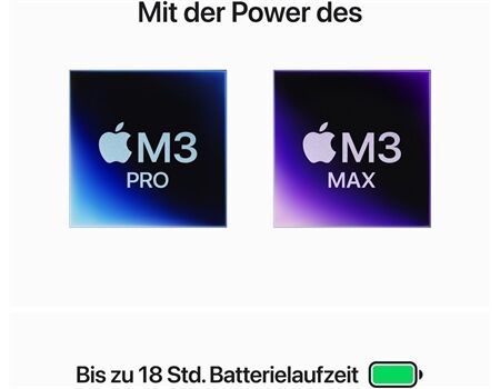 Apple MacBook Pro 14" M3 Pro 18GB 1TB 1x geöffnet