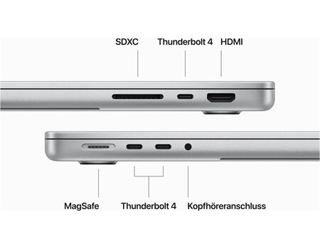 Apple MacBook Pro 14" M3 Pro 18GB 1TB 1x geöffnet