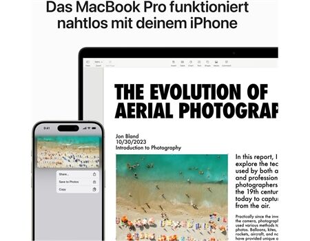 Apple MacBook Pro 14" M3 Pro 18GB 1TB 1x geöffnet