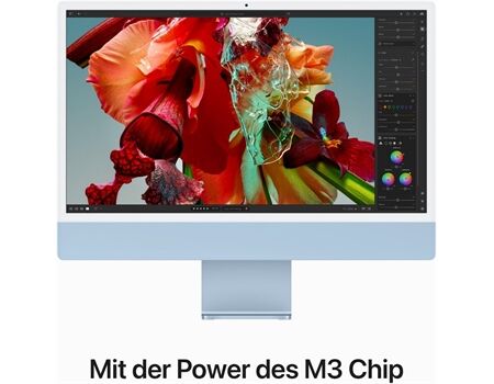 Apple iMac 24" M3 256GB TiD 10GPU Blau